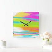 Horloge Carrée Matière (Maison)