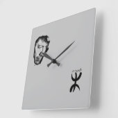 Horloge Carrée Matoub Lounès (Angle)