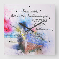 Matthieu 4:19 Jésus dit : Suivez-moi la Bible Vers