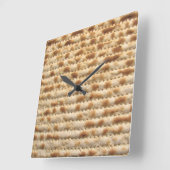 Horloge Carrée Matzah (Angle)