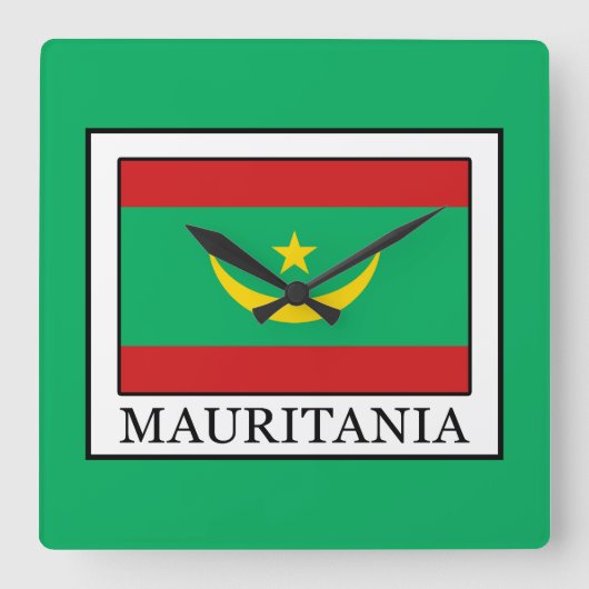 Horloge Carrée Mauritania (Recto)
