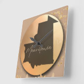 Horloge Carrée Mauritanie (Angle)