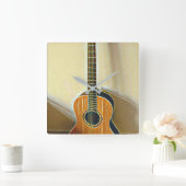 Horloge Carrée Meilleur bassiste (Maison)