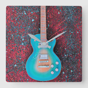 Horloge Carrée Meilleur guitariste