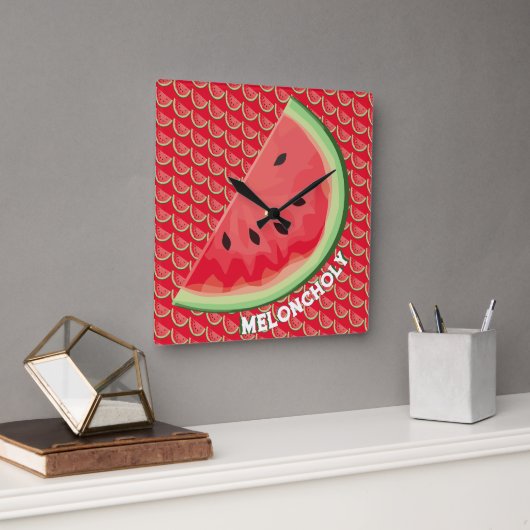 Horloge Carrée Meloncholy (Bureau)