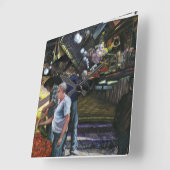 Horloge Carrée Men of Commerce (Angle)