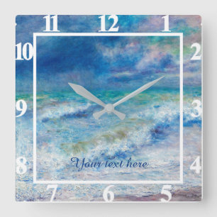 Horloge Carrée Mer