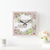 Horloge Carrée Merci (Maison)