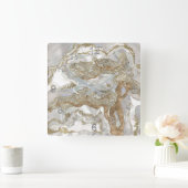 Horloge Carrée Mère de perle Arbre d'Or (Maison)