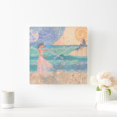 Horloge Carrée Mermaid Dreams Wall Clock (Maison)