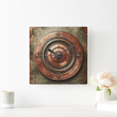 Horloge Carrée metal object (Maison)