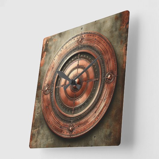 Horloge Carrée metal object (Angle)