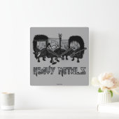 Horloge Carrée Métaux lourds (Maison)