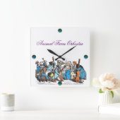 HORLOGE CARRÉE MEW MUSICAL LANGUAGE ANIMAL FARM (Maison)