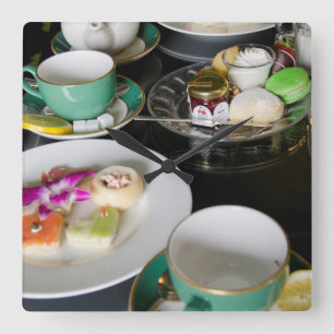 Horloge Carrée Michigan, île Mackinac. Grand Hotel