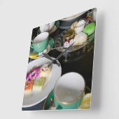 Horloge Carrée Michigan, Mackinac Island. Grand Hôtel (Angle)