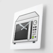 Horloge Carrée Microwave (Angle)