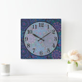 Horloge Carrée Millefiori (Maison)