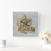 Horloge Carrée Milwaukee Wisconsin Engine Early K (Maison)