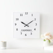 Horloge Carrée Minimaliste moderne (Maison)