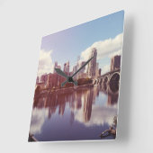 Horloge Carrée Minneapolis (Angle)