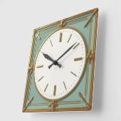 Horloge Carrée Mint Art déco (Angle)