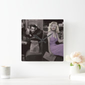 Horloge Carrée Modèle (Maison)