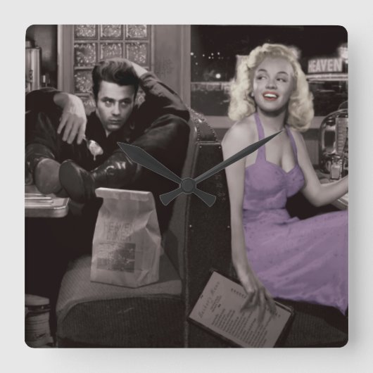 Horloge Carrée Modèle (Recto)