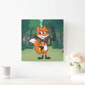 Horloge Carrée modèle (Maison)