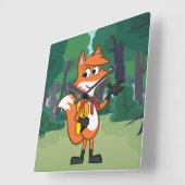 Horloge Carrée modèle (Angle)