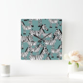 Horloge Carrée Modèle Zebra (Maison)