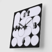 Horloge Carrée Modern (Angle)