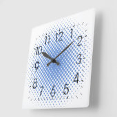 Horloge Carrée Moderne (Angle)