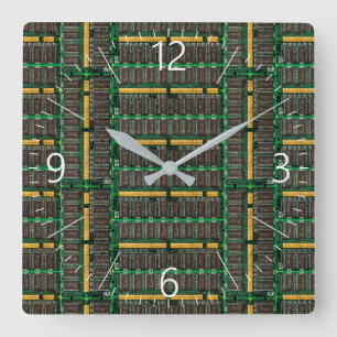 Horloge Carrée Module de panification