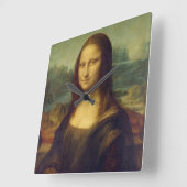 Horloge Carrée Mona Lisa (Angle)