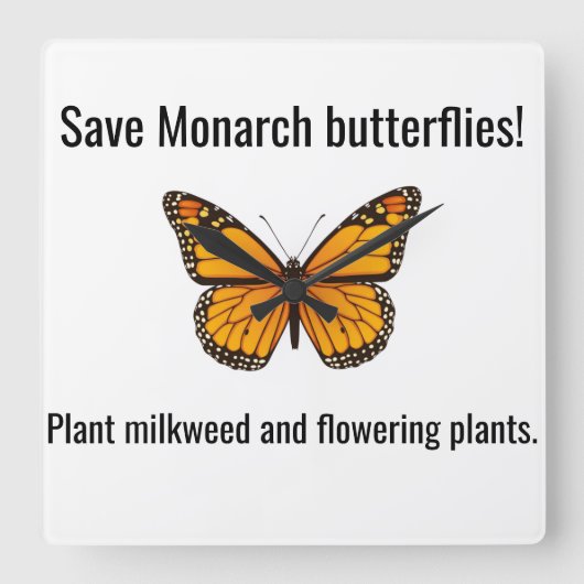 Horloge Carrée Monarque Carré (Recto)