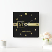Horloge Carrée Monogram Classy Executive (Maison)