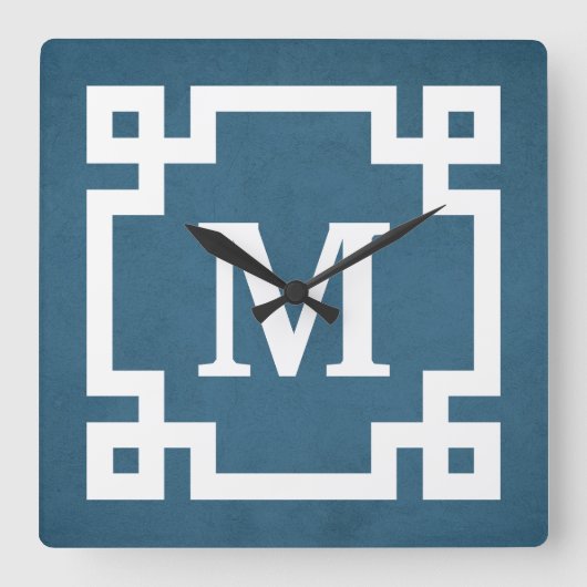 Horloge Carrée Monogram design (Recto)