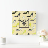 Horloge Carrée Monogram Stylish (Maison)