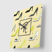 Horloge Carrée Monogram Stylish (Angle)