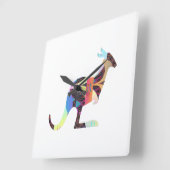 Horloge Carrée Monogramme Kangaroo R (Angle)