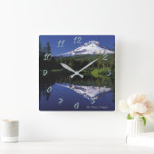 Horloge Carrée Mont Hood, Oregon (Maison)