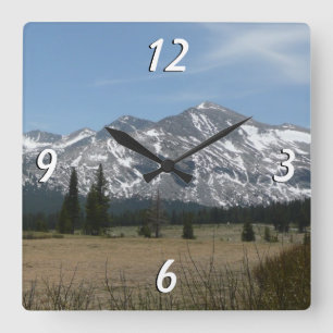 Horloge Carrée Montagnes de la Sierra Nevada I depuis Yosemite