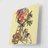 Horloge Carrée Monter une échelle (Angle)