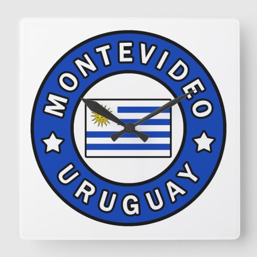 Horloge Carrée Montevideo Uruguay (Recto)
