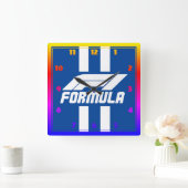 Horloge Carrée Montre Formula (Maison)