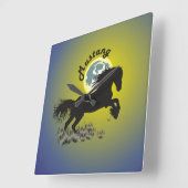 Horloge Carrée Montre Mustang (Angle)