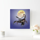 Horloge Carrée Montre scorpion (Maison)