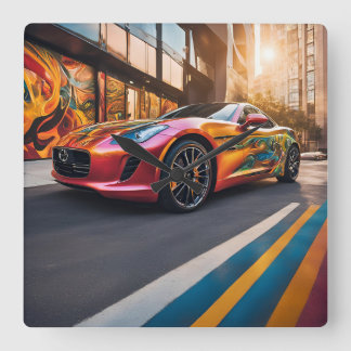 HORLOGE CARRÉE MONTRES MURALES