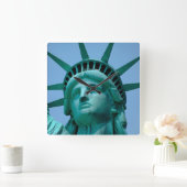 Horloge Carrée Monuments | Statue de Liberty Face (Maison)